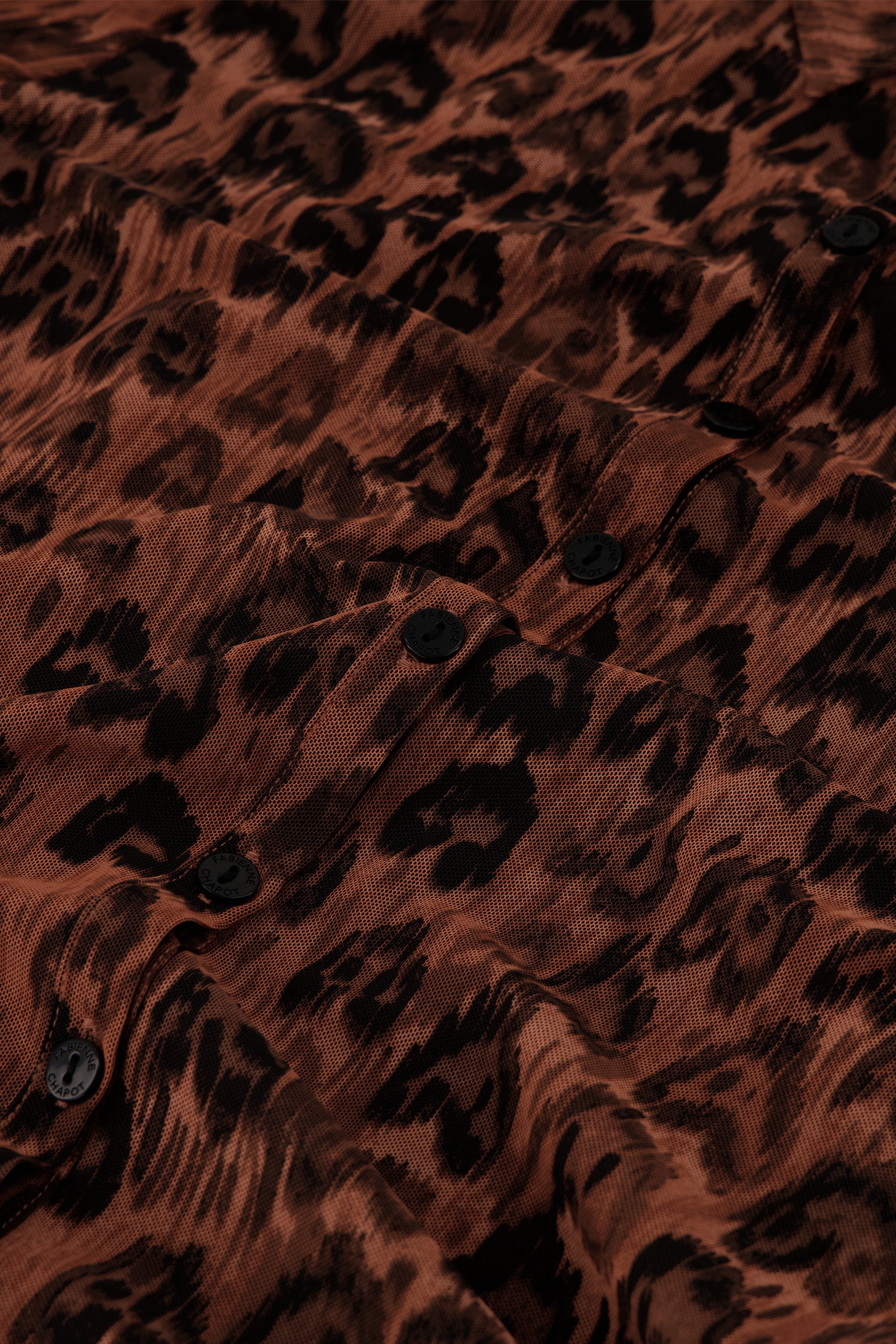 Kevis Blouse | Burnt Sugar/Black