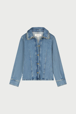 Inda Blouse | Mid Blue