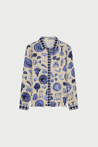 Gala Blouse | Creme Brulee/French