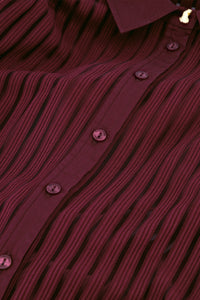Georgia Blouse | Deep Burgundy