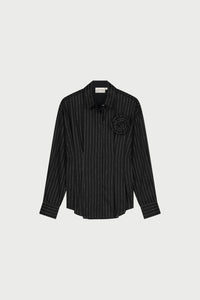 Irina Rhinestone Blouse | Black