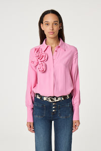 Rosette Blouse | Petal Pink