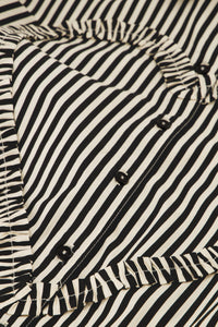 Alex Heart Blouse | Cosy White/Black Ink