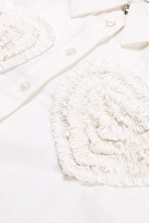 Haidy Blouse | Crispy White