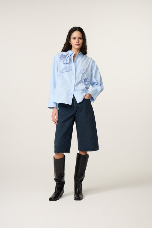 Alex Blouse | Icey Blue