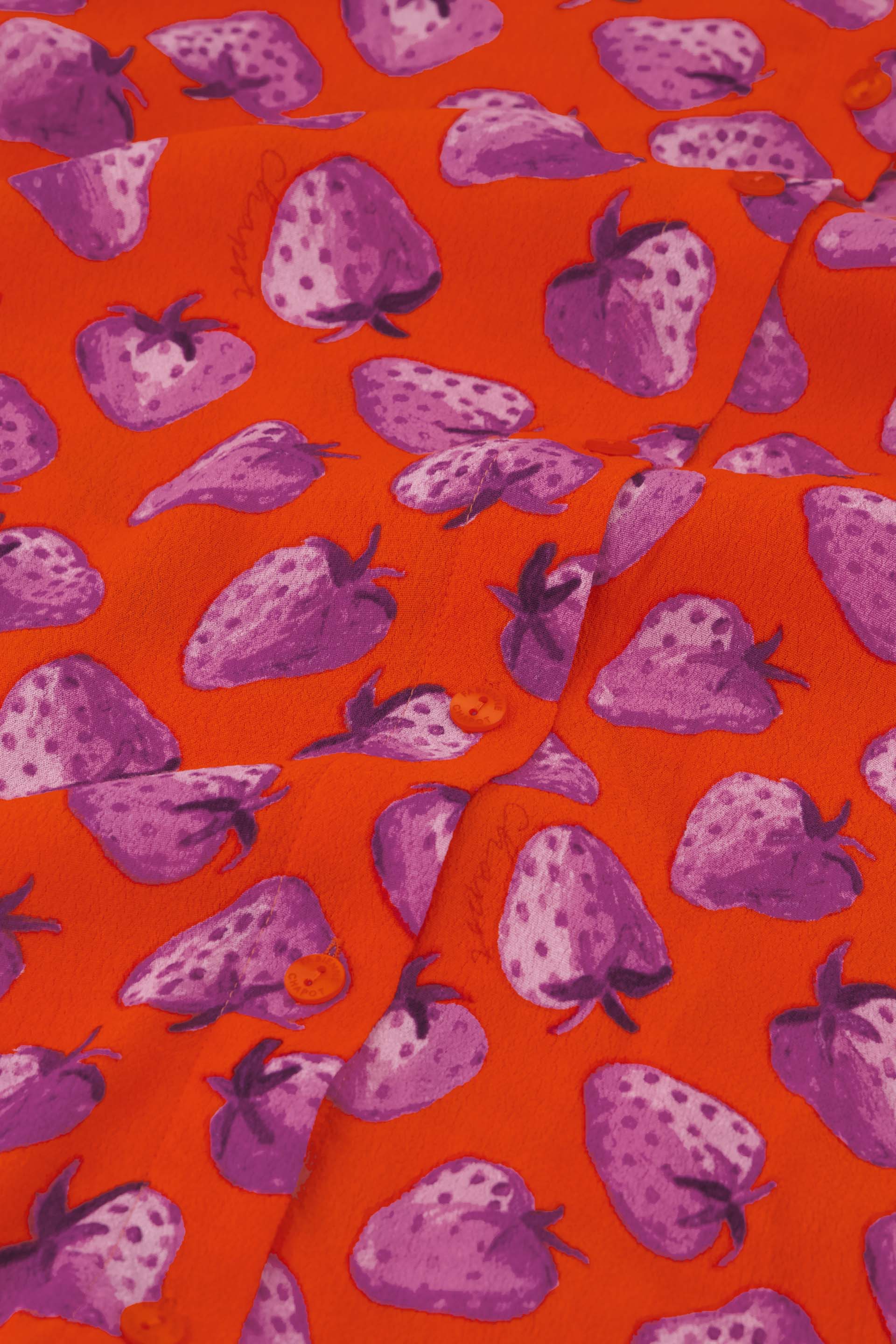 Coco Blouse | Tangerine/Pink Dream