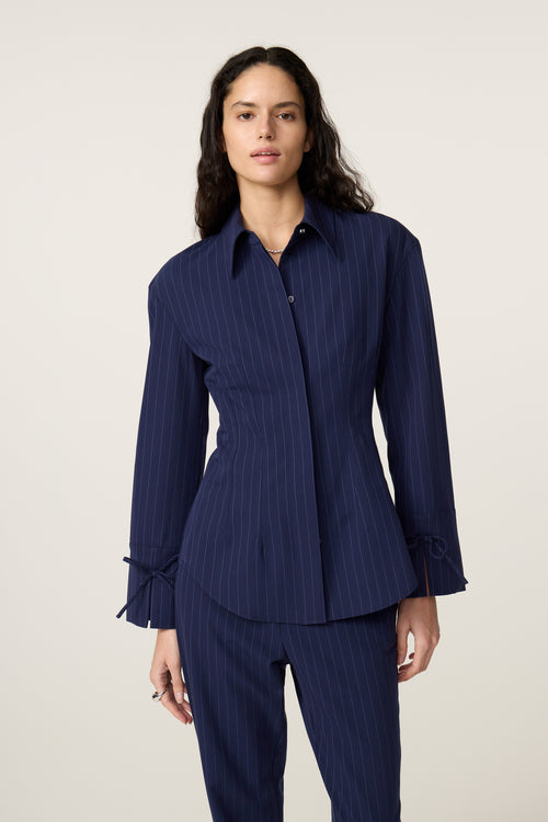Elvira Blouse | Maritime Blue/Riad Blue