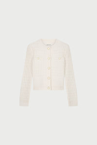 Chin Cardigan | Cosy White