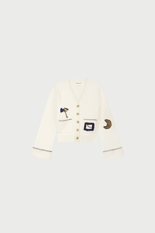 Betty Cardigan | Cosy White