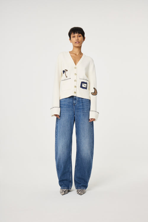 Betty Cardigan | Cosy White
