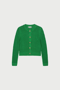Sun Cardigan | Green Glimmer