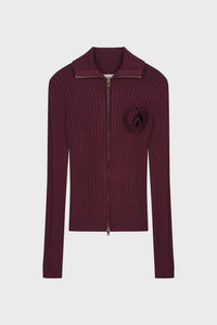 Vesta Cardigan | Deep Burgundy