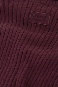 Vesta Cardigan | Deep Burgundy