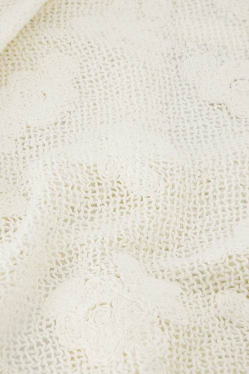 Rita Cardigan | Cosy White