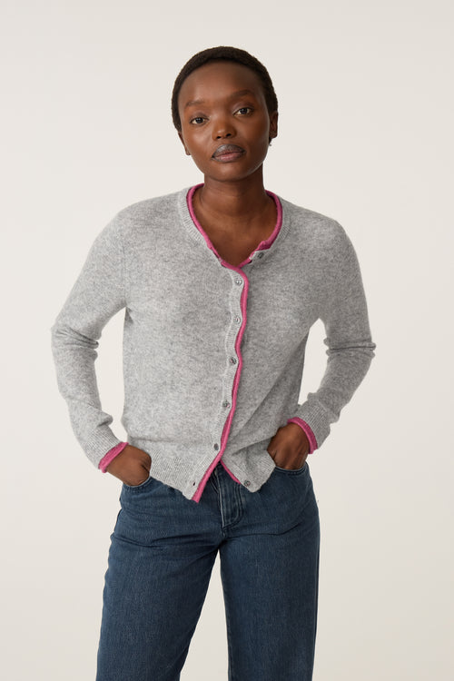 Elora Cardigan | Grey Melange