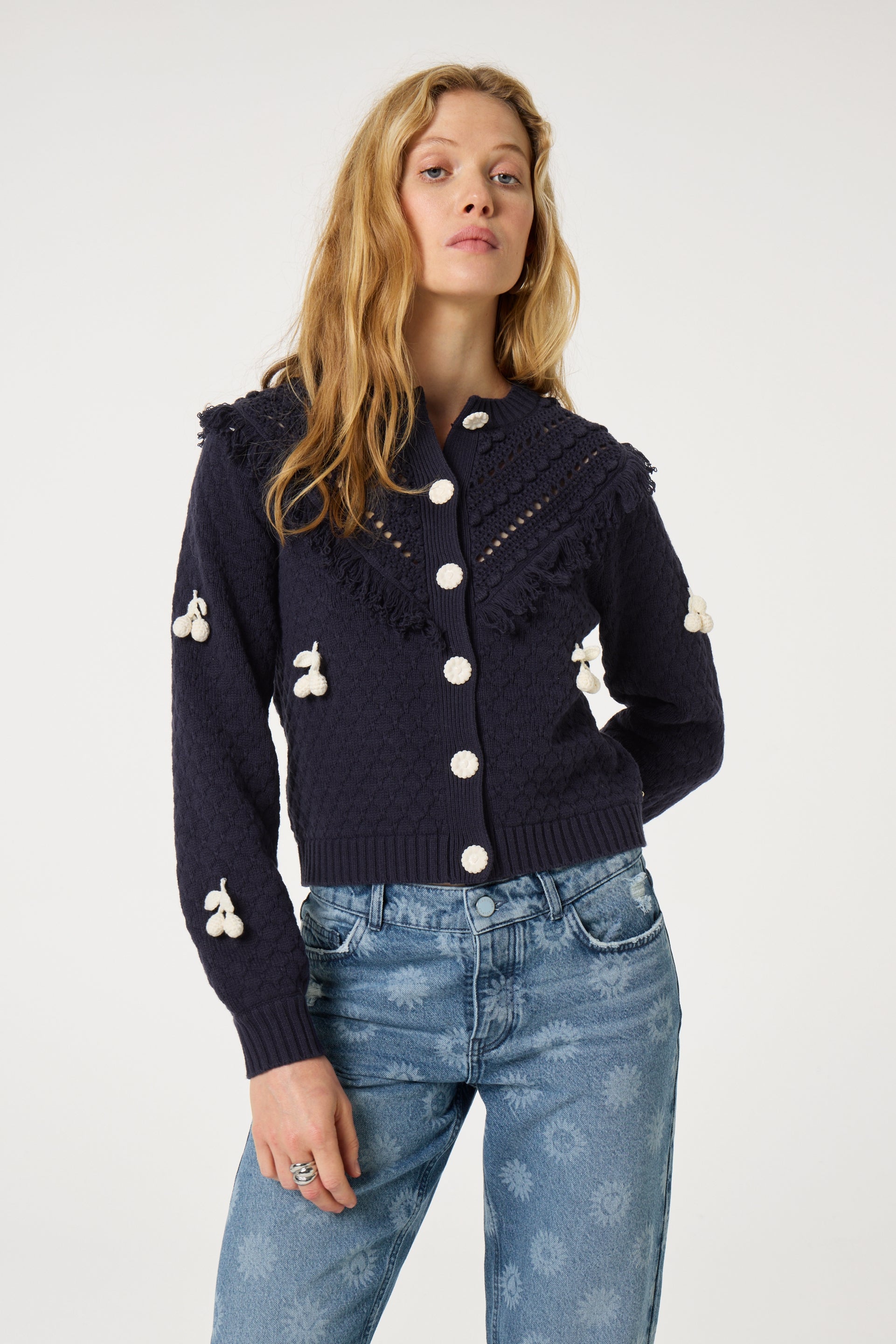 Frido Cardigan | After Midnight Blue