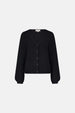 Molly V-Neck Cardigan | Black