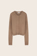 Lidia Button Cardigan | Camel Club Melange