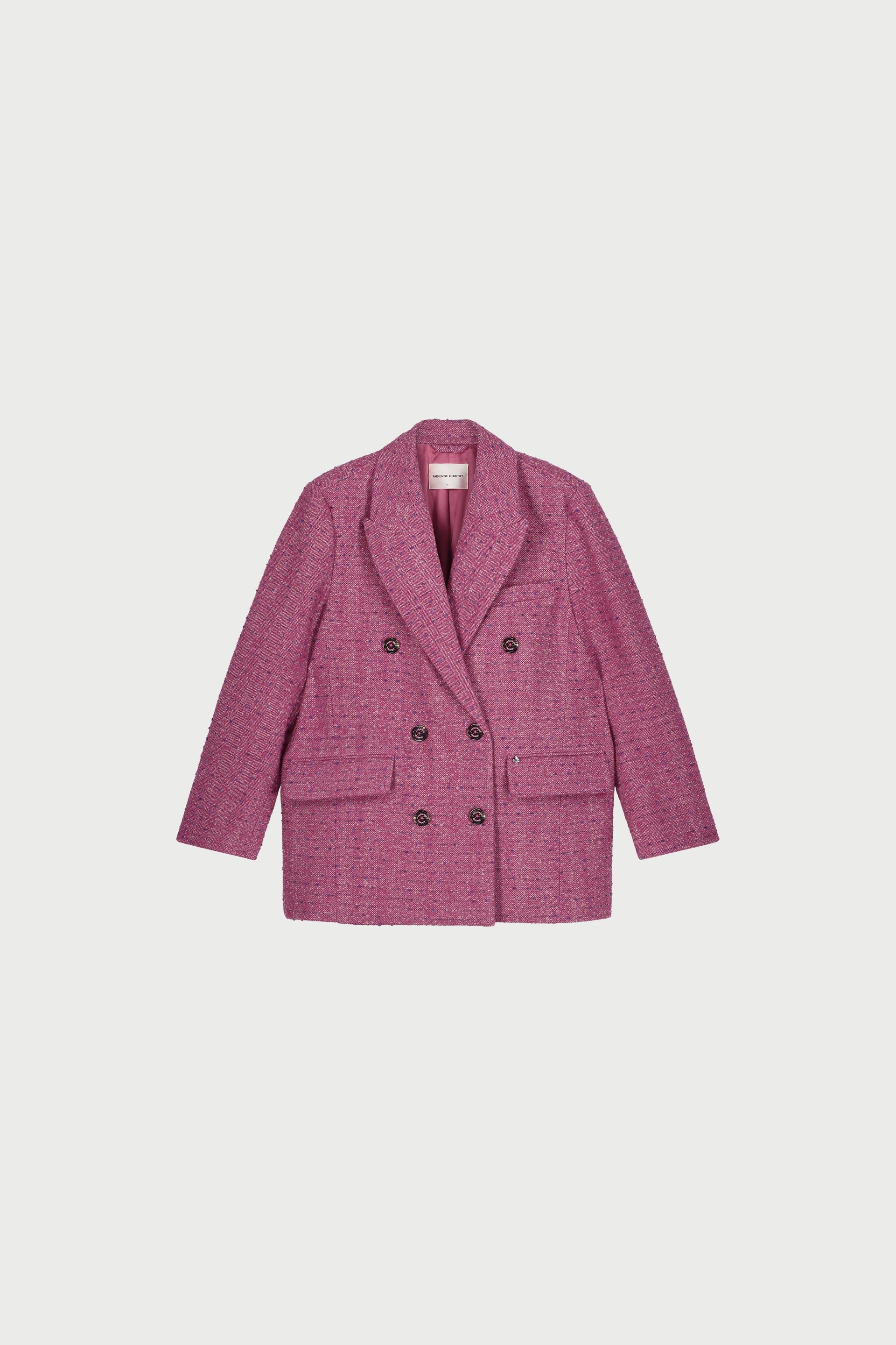 Sabine Coat | Pink Pretty Lips