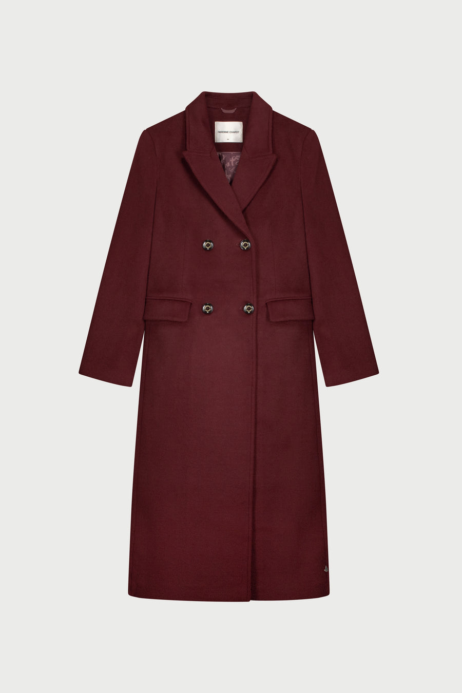 Sophia Coat | Deep Burgundy