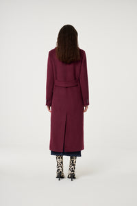 Sophia Coat | Deep Burgundy