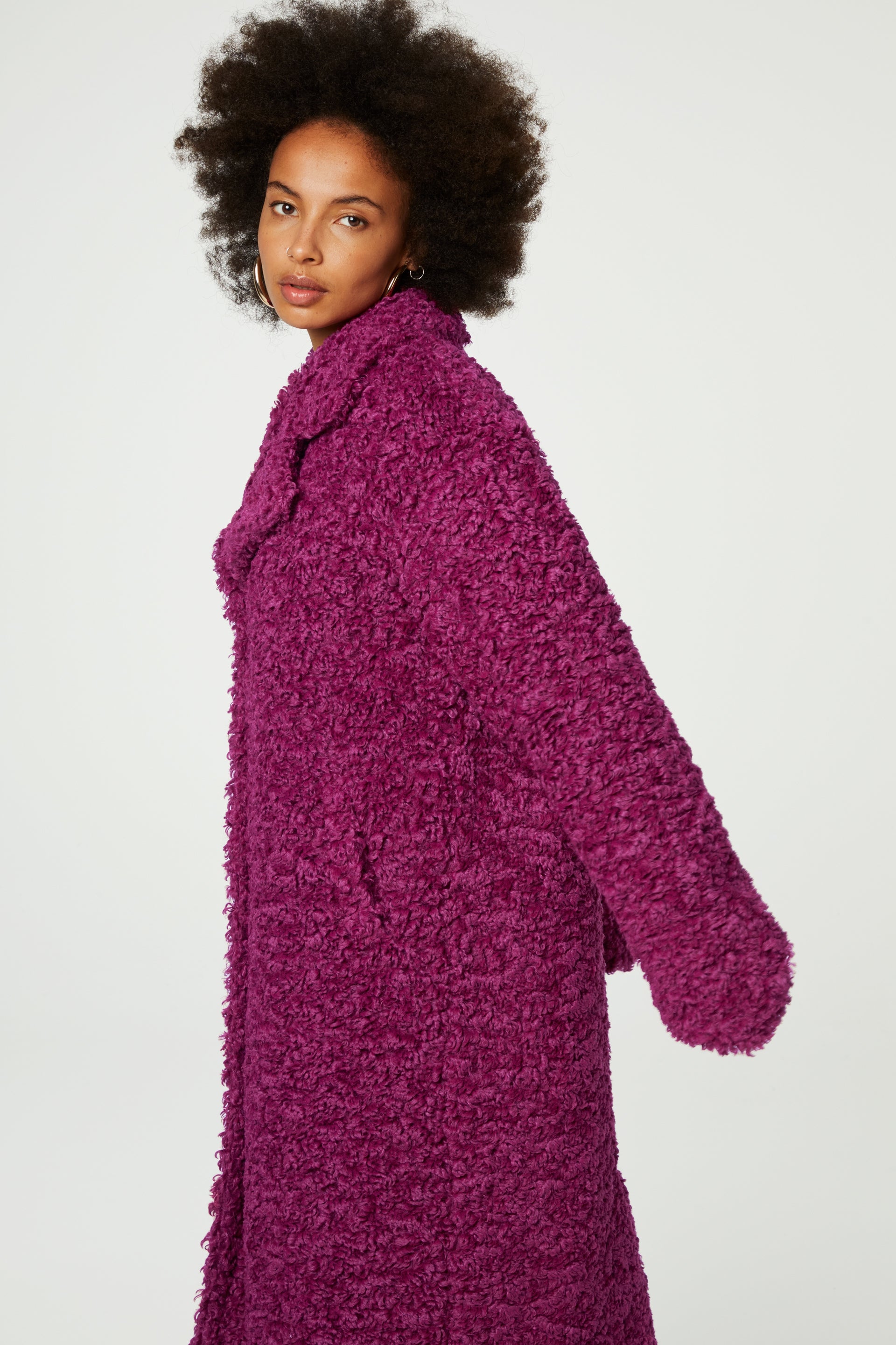 Nicole Coat | Raspberry