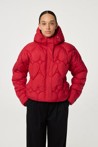 Prisca Puffer | Disco Red