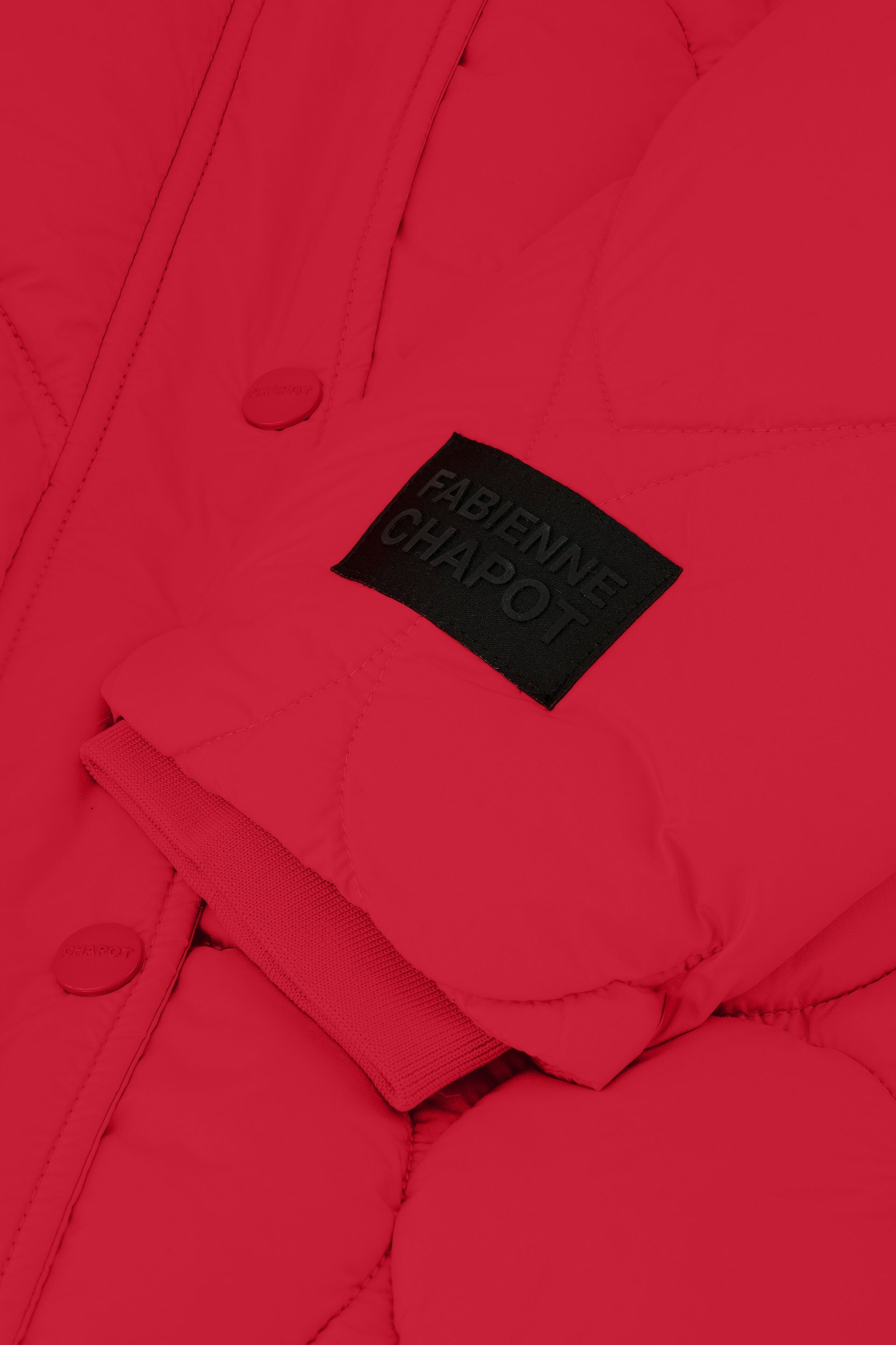 Prisca Puffer | Disco Red