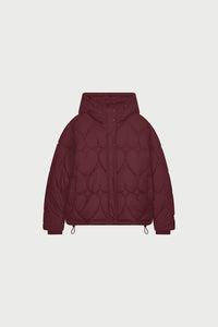 Prisca Puffer | Deep Burgundy