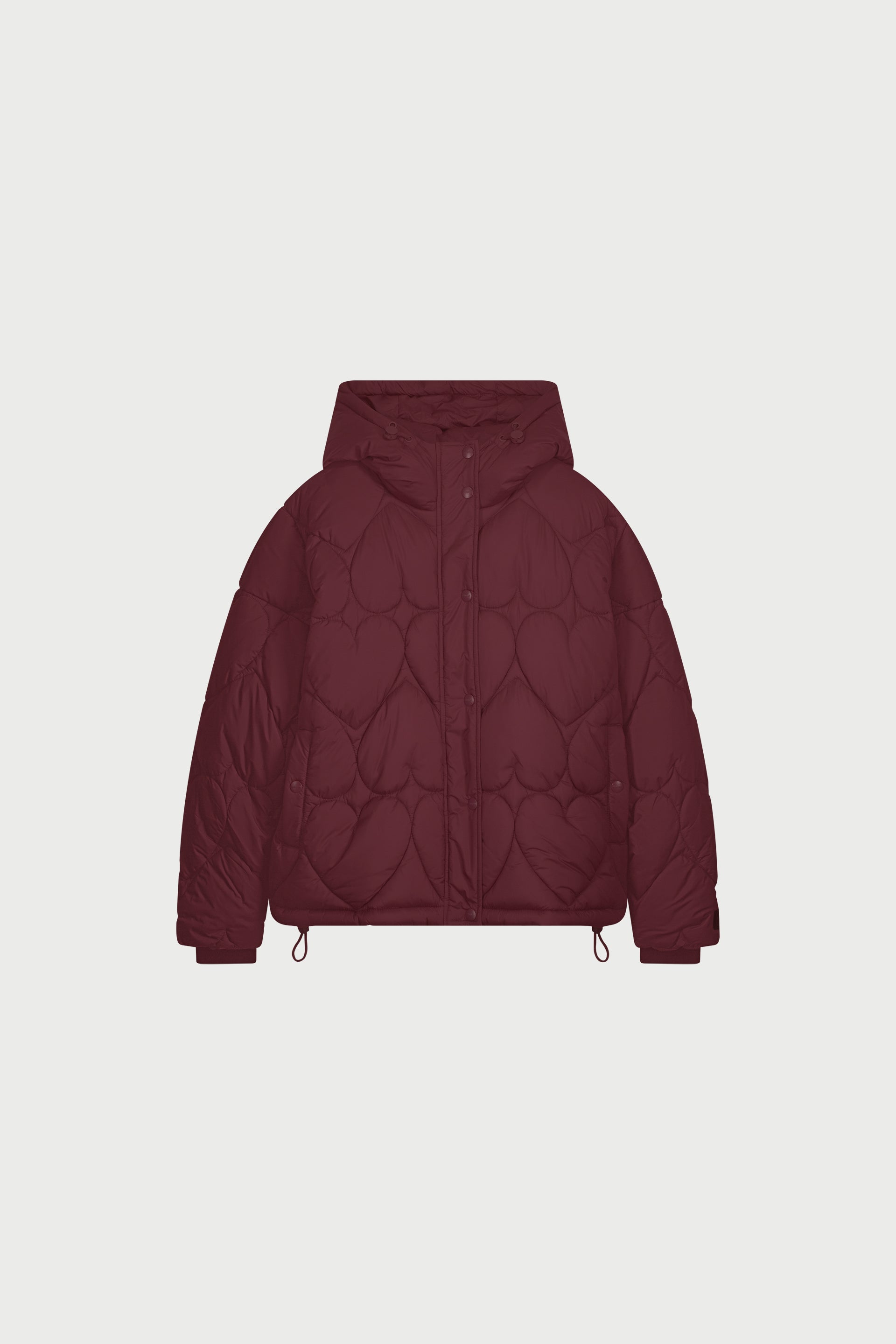 Prisca Puffer | Deep Burgundy