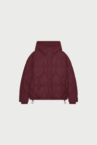 Prisca Puffer | Deep Burgundy