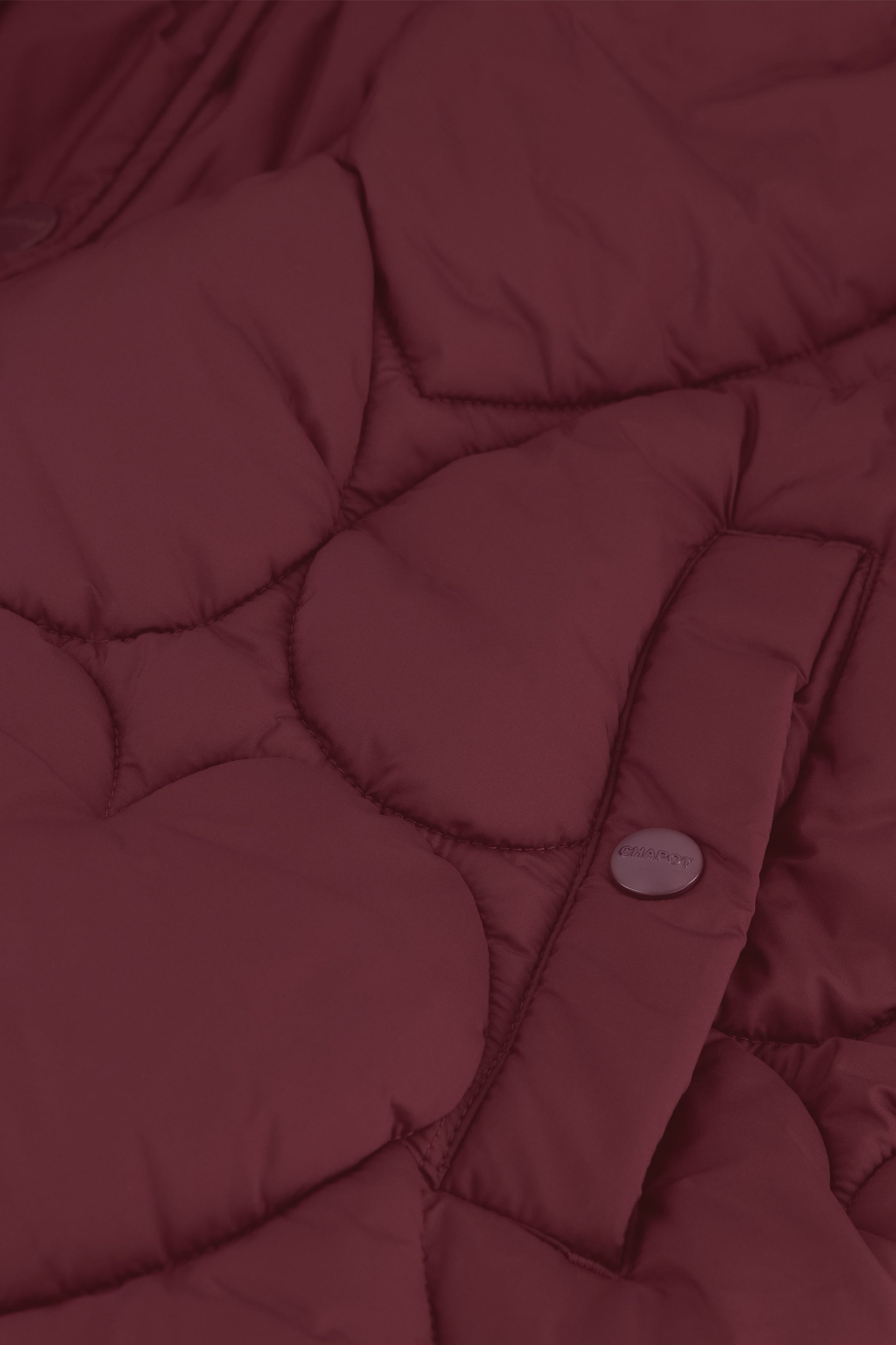 Prisca Puffer | Deep Burgundy