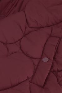 Prisca Puffer | Deep Burgundy