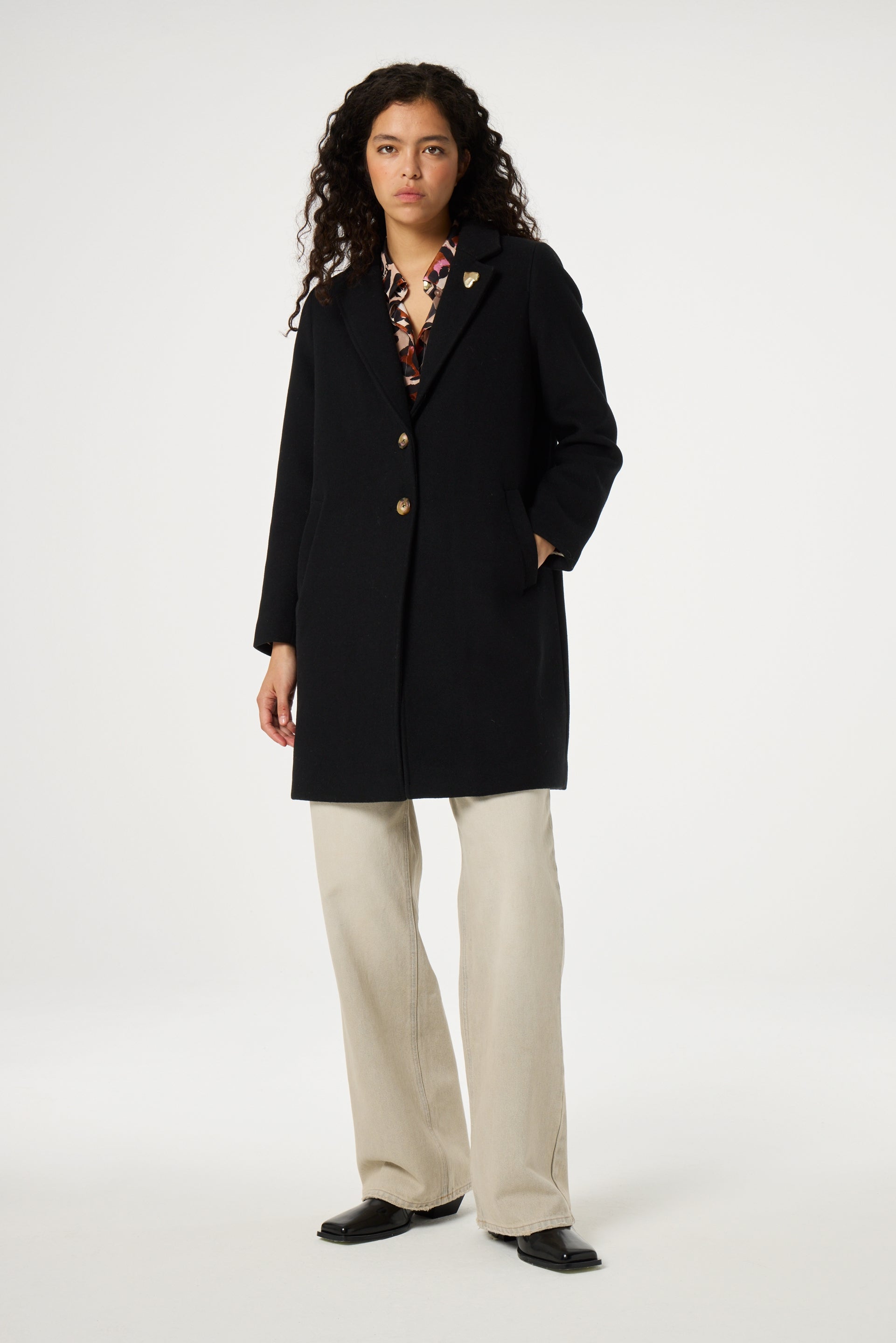 Flori Coat | Black
