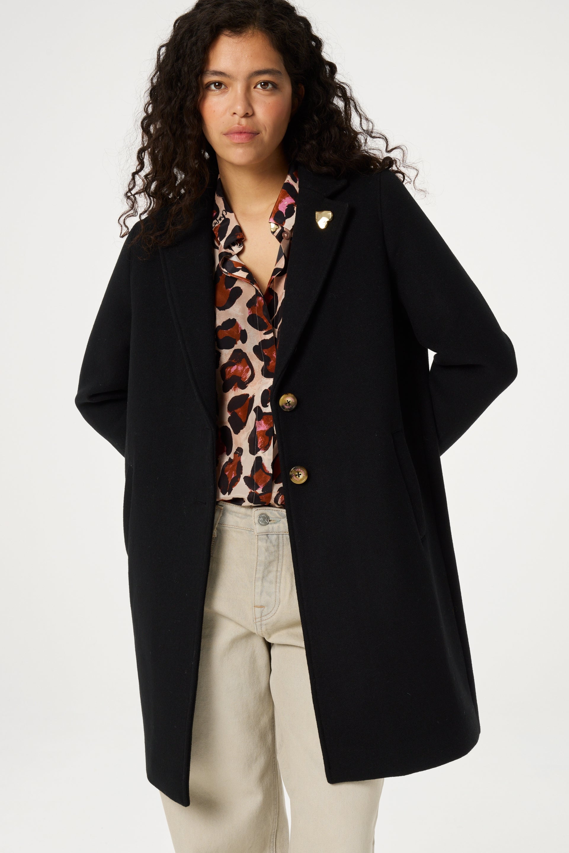 Flori Coat | Black