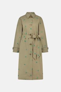 Troy Trenchcoat Long | Perfect Sand