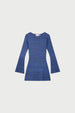 Gaia Dress | French Blue/Black