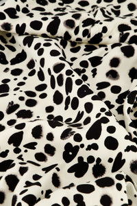 Doris Dress | Cosy White/Black