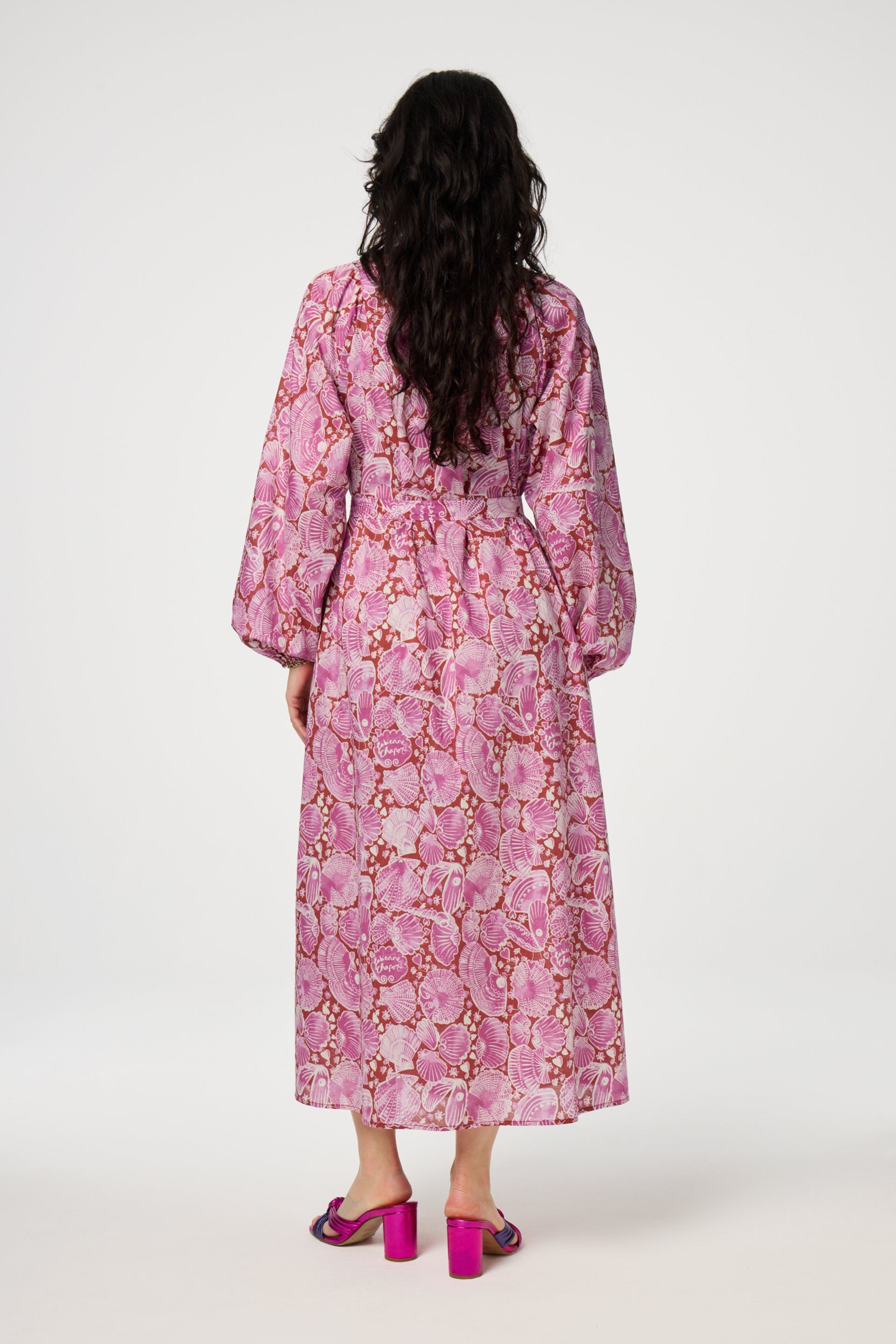 Annalie Dress | Tile Red/Plum Party
