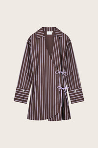 Nova Dress | Brown/Pink Candy