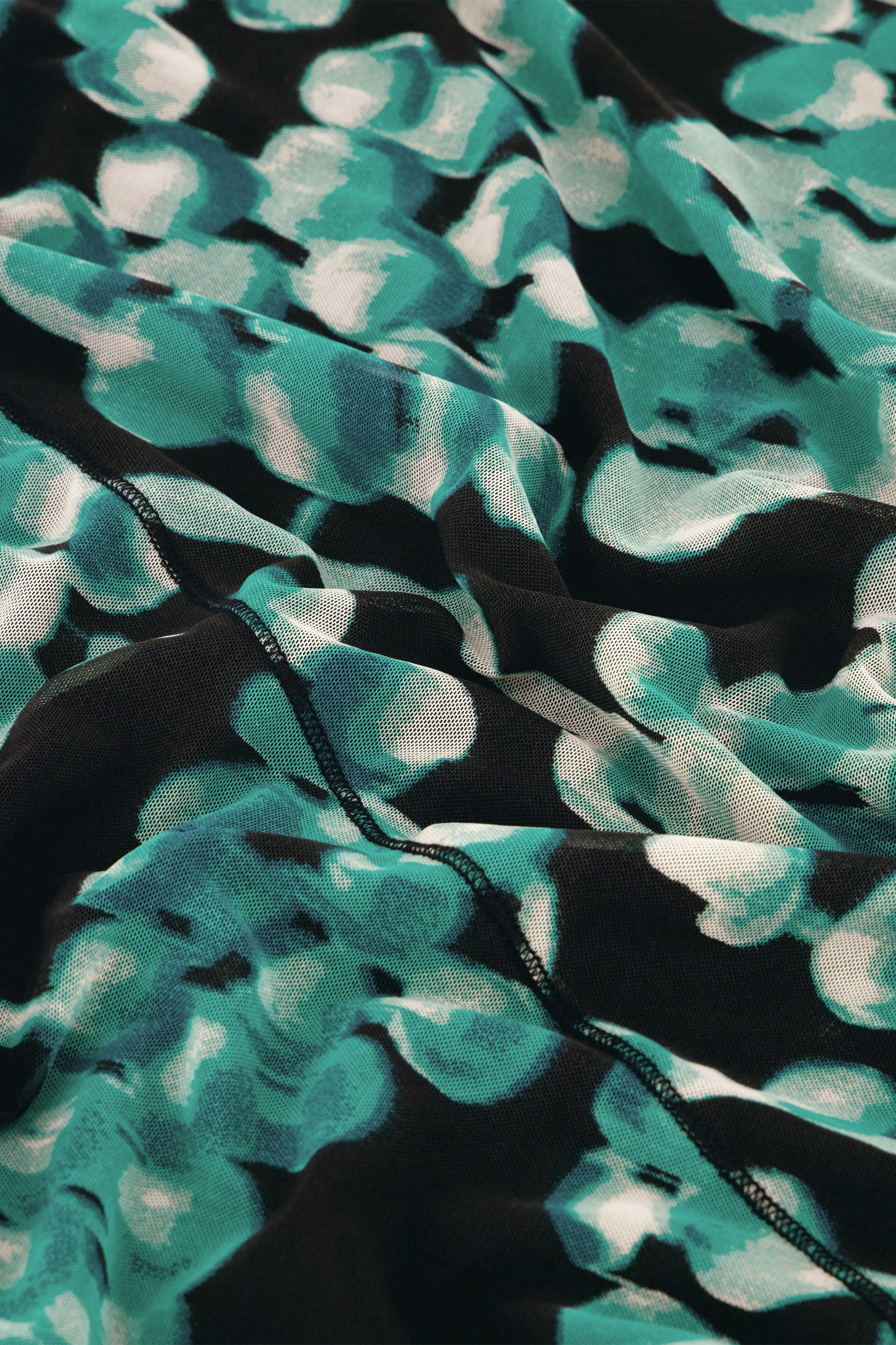 Sam Dress | Black/Mint Green