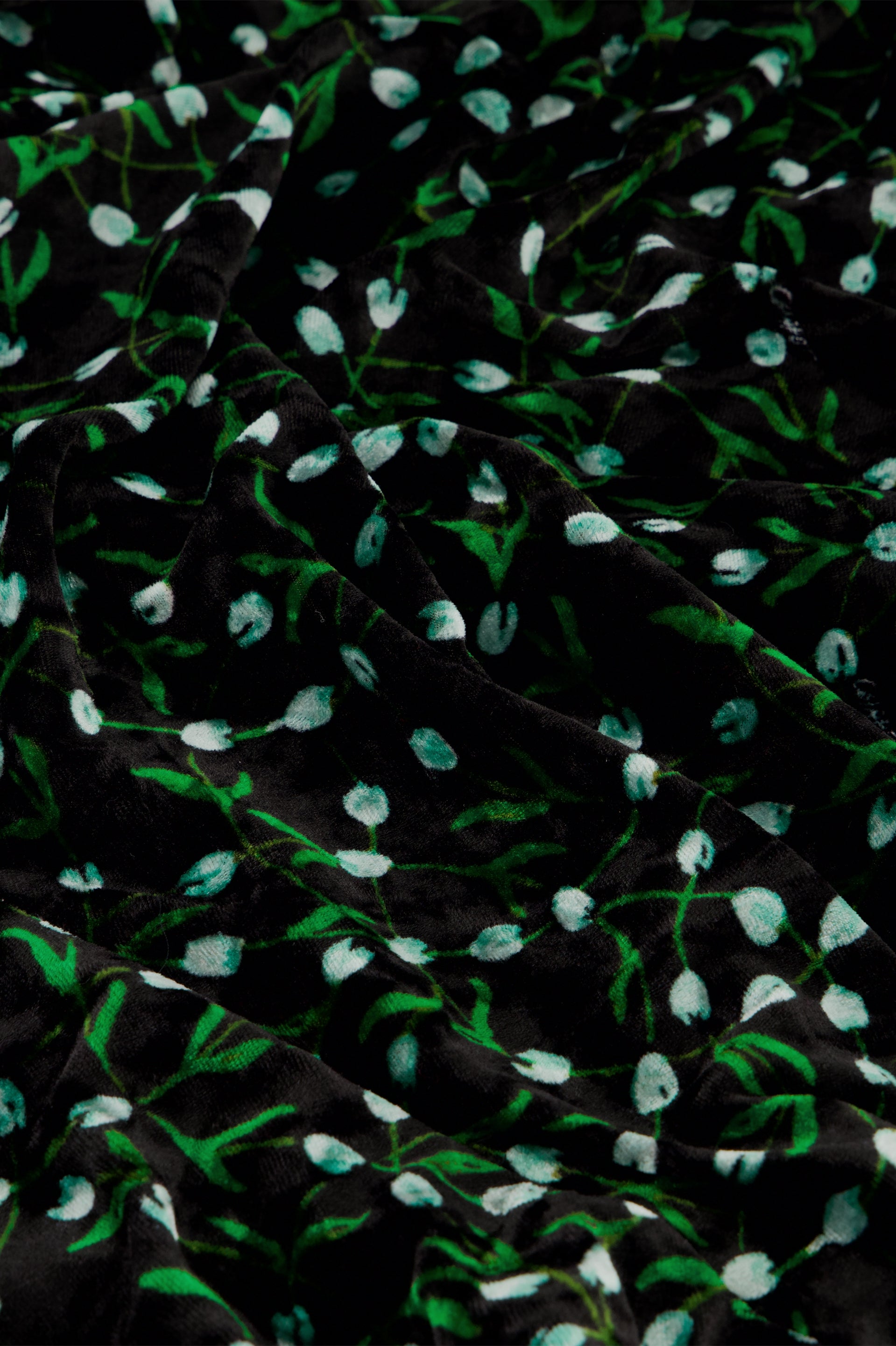 Verolin Dress | Black/Winter Greens