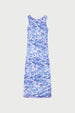 Zina dress | Blue/Cosy White