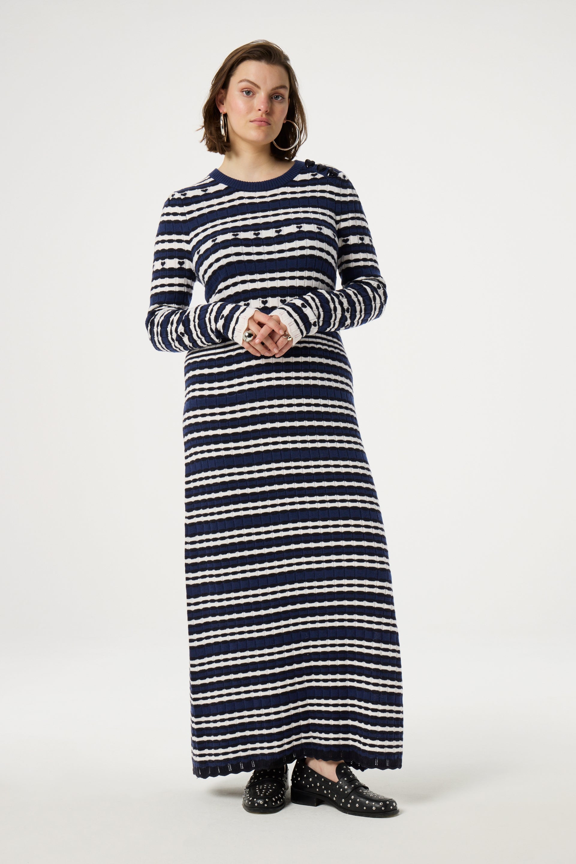 Banda Dress | Multi Stripe