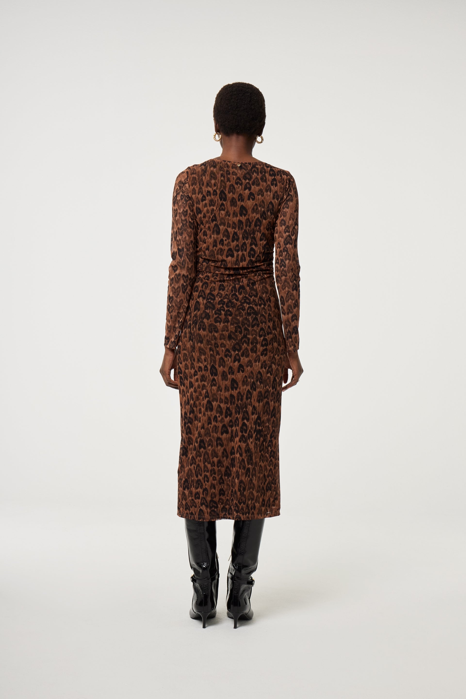 Ashley Dress | Burnt Sugar/Black