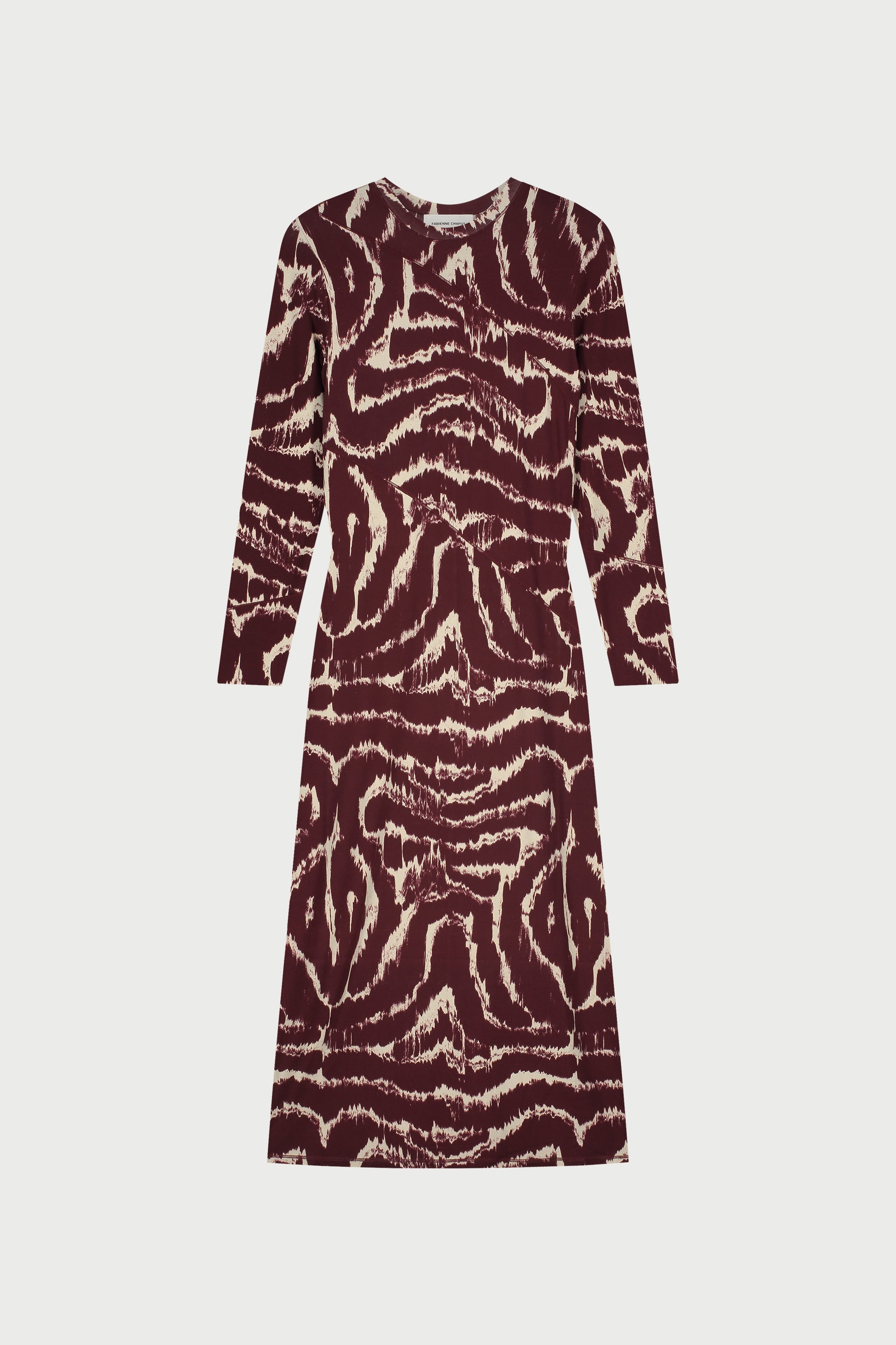 Quint Dress | Deep Burgundy/Creme