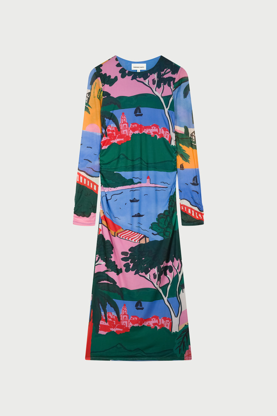 Samara Dress | Marina Blue/Evergreen