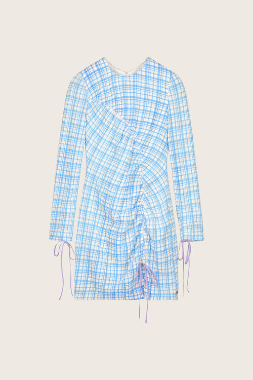 Levi Dress | Riad Blue/Cosy White