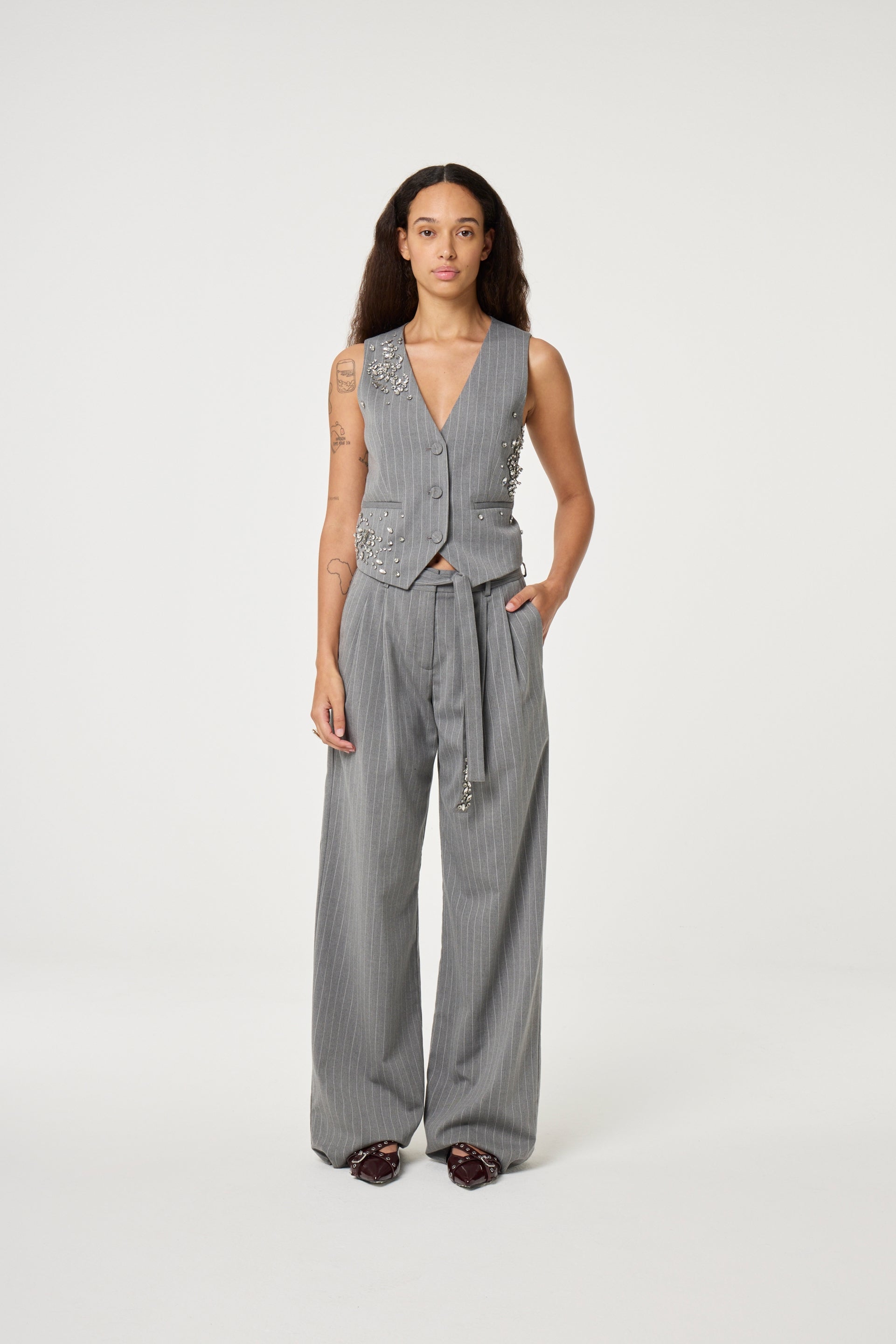 Gigi Gilet | Grey Melange