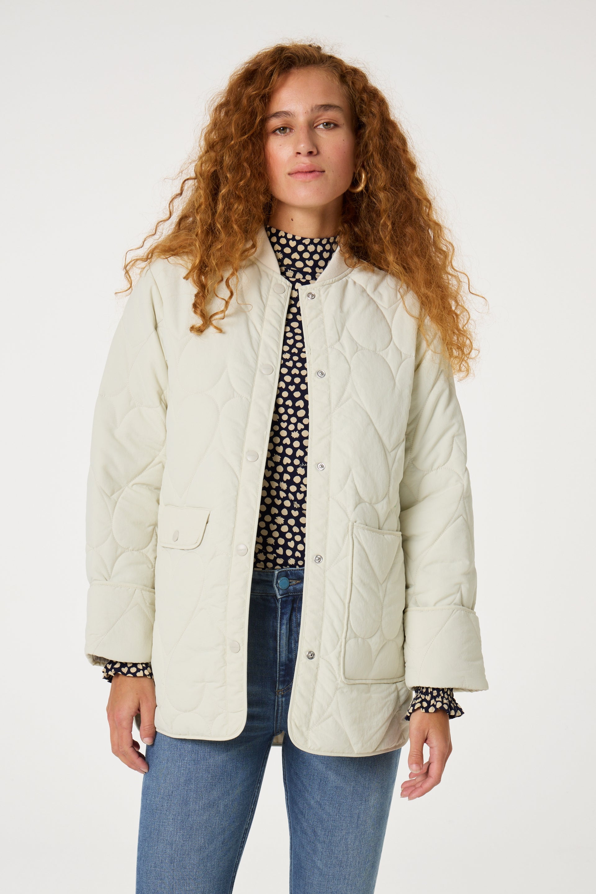 Xander jacket | Cosy White